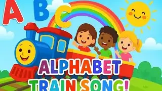 Alphabet Train Song 🚂 | ABC Song for Kids | Learn Colors & Numbers | Fun Nursery Rhyme