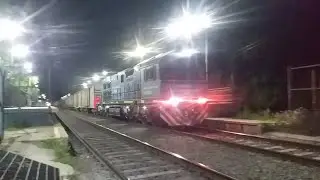 CRRC 9477 De Trenes argentinos cargas + Espinas vac&iacute;a Pasando por bella vista hacia Mendoza