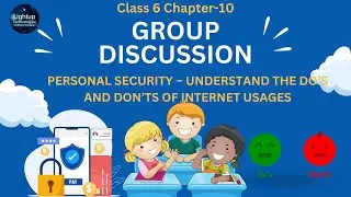 CBSE Digital Citizenship Class 6 Level 1 Chapter 10 Group Discussion Video