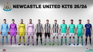 Newcastle United Kits Season 25/26 | Football Life 2025 & PES 2021