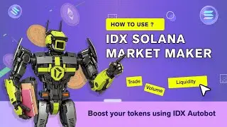 Best Solana Volume Bot | Solana Market Maker | An Introduction to IDX AutoBot #solanabot
