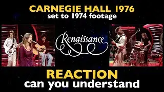Brothers REACT to Renaissance: Can You Understand (Carnegie Hall) with RTL 1974 Video