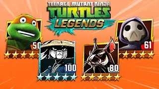 TMNT Legends Usagi, Splinter, Mikey Classic, Donnie Vision Quest