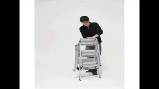 AFGS3Z - GS Approved Easy Slope Aluminium Folding Leader Step