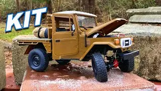 REAL WOOD BED Old School RC Truck - 4x4 KIT Crawler UNDER $100 - WPL C44km - TheRcSaylors