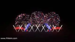 Synchronized Fireworks Show - 1