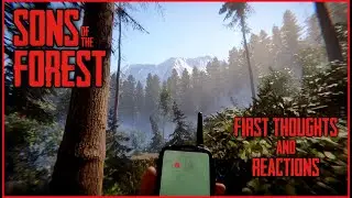 Sons of The Forest - Official Gameplay Trailer Reaction!!!