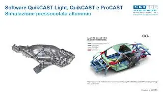Simulazione di pressocolata Die Casting Simulation software Procast settore metallurgico e fonderie
