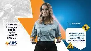 Garanta a seguran&ccedil;a com cursos EAD da ABS Treinamentos. #nr10 #nr35 #cursoead