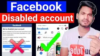We've Disabled your account recover 2025 | Disabled account recovery facebook | Disable facebook 