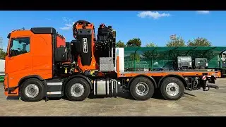 VOLVO FH 540 - quattro assi - fisso allungabile con gru