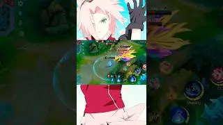 Sakura Haruno x kalea Skin #mlnarutoskin #mobilelegends # #mlbb #hyperblendmode