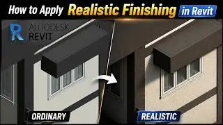 Apply material in Revit //Assign realistic finishing/plastering in Revit
