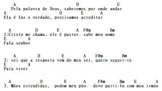Pela palavra de Deus   Frei Luiz Turra   Backing Track