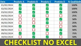 How to make a checklist in just a few minutes in EXCEL