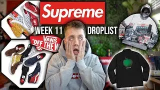 Supreme Drops Tomorrow! The Week 11 Droplist Is NOT GOOD!