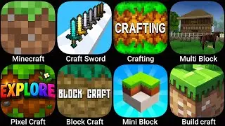 Minecraft,Craft Sword,Crafting and Building,Multi Block Craft,Pixel Craft,Block Craft,Mini Block