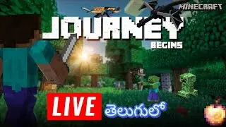 Minecraft live telugu / minecraft builds live / minecraft survival live telugu