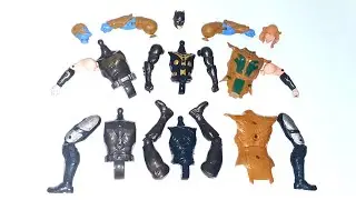 AVENGERS ASSEMBLE TOYS, Bat-man vs Captain thor vs Thanos armor 