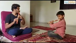 MK Guru Deepak Bhanuse | online flute class  | Raga Des on flute | flute teacher for kids