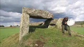 Luttra Passage Grave Rune Drum Journey 2018 Imelda Almqvist