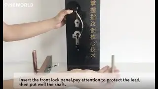 PINEWORLD!How To Install Smart Door Lock Keyless Door Lock Install & Review | Schlage Connaect