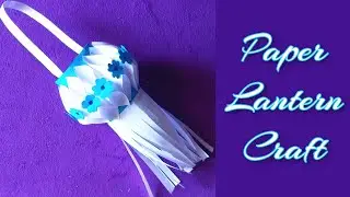 akash kandil paper craft making idea // how to make Paper lantern at home for diwali festival 