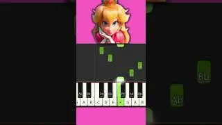 Peaches easy piano tutorial (Join to learn more Mario)