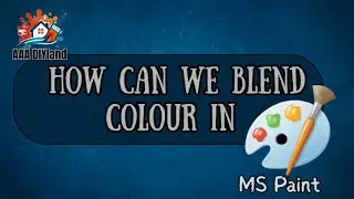 MS Paint#2 /How can we Colour In MS Paint /AAA DIYland/create your own design🤩