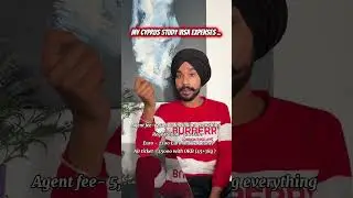 Cyprus study visa expenses #cyprusvlog#foreignstudent #indianstudent#studyabroad #cyprusstudyvisa