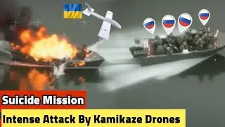 Suicide Mission on the River! Intense Attack by Kamikaze Drones
