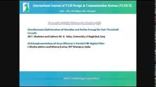 International journal of VLSI design & Communication Systems  ( VLSICS )