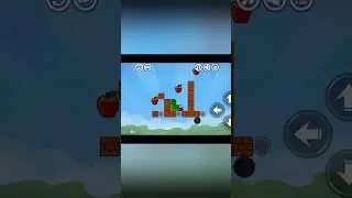 Apple Worm Game Level 71 , how to solve appleworm game Level 71 #appleworm #games #gameplay #shorts