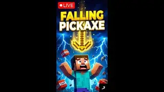 🔴 Minecraft Falling Pickaxe LIVE ⛏️😱 #shorts #minecraftlive #shortslive #shortslivestream