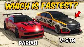 GTA 5 ONLINE - PARIAH VS V-STR (WHICH IS FASTEST?)
