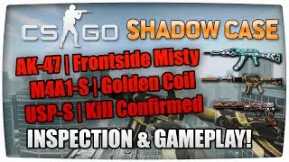 CS:GO | Shadow Case SKINS Inspect & GAMEPLAY! (AK47, M4A1-S, USP-S)