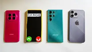 Cardboard screen Xiaomi Redmi note 5 incoming call vs iPhone 16