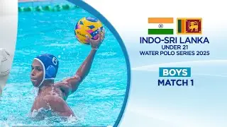 HIGHLIGHTS - Boys Match 01 | Indo - Sri Lanka Under 21 Water Polo Championships 2025