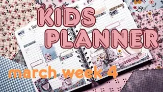 | KIDDOS PLANNER | MARCH WEEK 4 | REBEL BOX | @rebelinkco