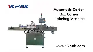 Box Labeller, Automatic Corner Labeling Machine