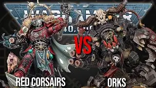 BRAND NEW Red Corsairs Vs Orks - Warhammer 40k 10th Edition