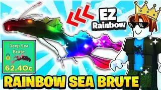 NOOB SPAWNS WITH RAINBOW DEEP SEA BRUTE IN ROBLOX CLICKER SIMULATOR *62oc SECRET*