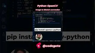 Python OpenCV | image to sketch conversion 