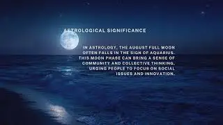 August Full Moon - Sturgeon Moon | History, Astrology and Fun Facts