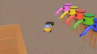 Truck Toys With Colour Learning | 3D Animation | Power Zone Tv