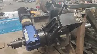 on site line boring machine for Ship rudder hole and stern shaft hole #lineboring #boringmachine