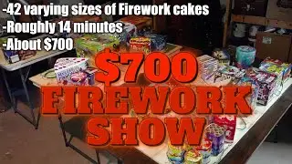 $700 Budget Fireworks Show 2025 (Details in Description)