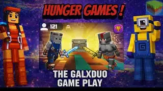 Hunger games game play Planet of cubes / planet craft 