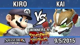 Densetsu Fighters - Kiro (Mrario) VS. Kai (Fox, Diddy) SSB4 Winners R1