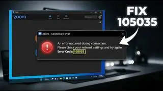 How to Fix Zoom Error Code 105035 | Screen Sharing Failed Fix